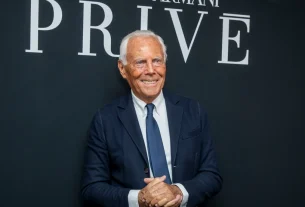 Elhunyt Giorgio Armani olasz divattervező. Fotó: blikk.hu