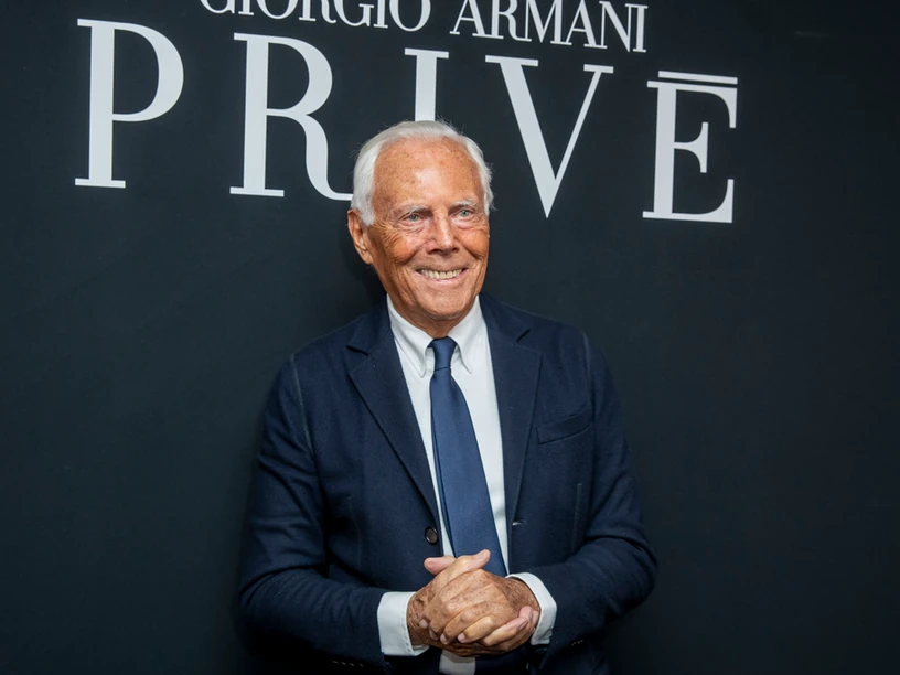 Elhunyt Giorgio Armani olasz divattervező. Fotó: blikk.hu