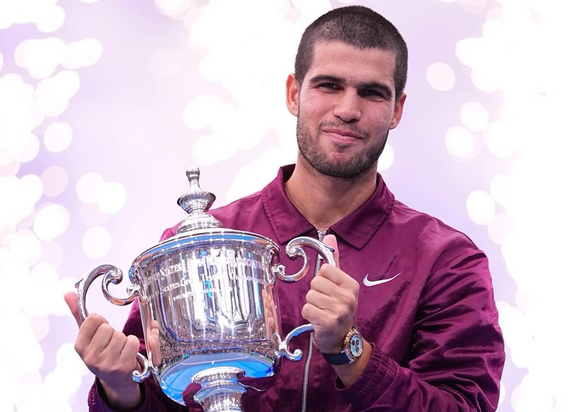 Alcaraz hatszoros Grand Slam-bajnok és ismét világelső. Fotó: US Open Tennis Championships hivatalos FB