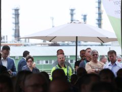 Algyő, 60 éves, algyői kőolaj- és földgázmező, kőolaj, földgáz, MOL, ünnepség, Molnár József, Schubert Archibald, Molnár Áron, Steiner Attila