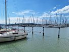 Balatonfüred, Balaton, kikötő, vitorlás