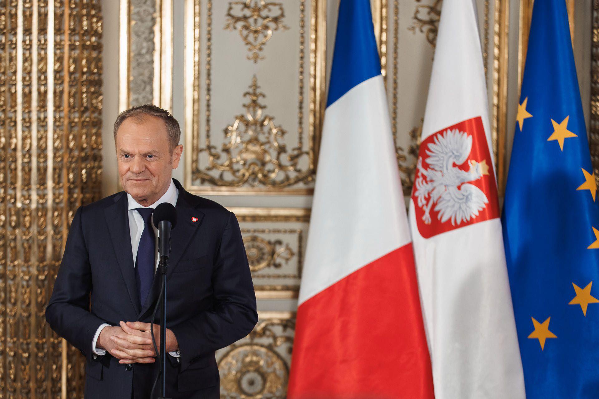 Donald Tusk. Lengyelország. Dróntámadás. Fotó: Tusk hivatalos FB