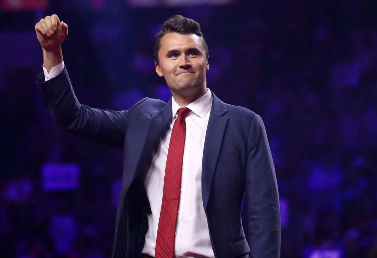 Lelőtték Charlie Kirk, amerikai konzervatív aktivistát. Fotó: Charlie Kirk hivatalos FB