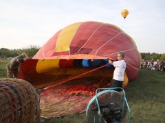 Sándorfalva, Hőlégballon Közép-Európa Kupa, CE Cup, hőlégballon, felszállás