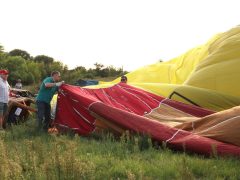 Sándorfalva, Hőlégballon Közép-Európa Kupa, CE Cup, hőlégballon, felszállás