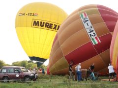 Sándorfalva, Hőlégballon Közép-Európa Kupa, CE Cup, hőlégballon, felszállás