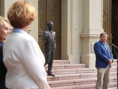 Szeged, Szent-Györgyi Albert, évforduló, megemlékezés, Rektori, egyetem, szobor