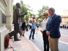 Szeged, Szent-Györgyi Albert, évforduló, megemlékezés, Rektori, egyetem, szobor