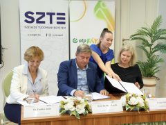 Szeged, Szegedi Tudományegyetem, SZTE, egyetem, OTP Fáy Alapítvány, együttműködés, megállapodás, aláírás