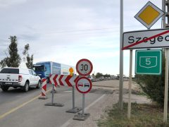 Szeged, BYD, beruházás, útszélesítés, 5-ös út, gazdaság