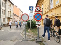 Szeged, csapadékvíz helybentartására szolgáló rendszer, kiépítés, Gogol utca, felújítás