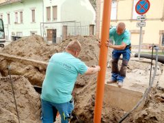 Szeged, csapadékvíz helybentartására szolgáló rendszer, kiépítés, Gogol utca, felújítás