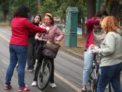 Szeged, Autómentes Nap, Stefánia, bringás reggeli, bicikli, kerékpár