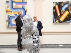 Szeged, átadás, megújult, Oroszlán utca, régészeti leletek, KÉSZ, acélszobrok, kiállítás, Varga Mihály, Botka László