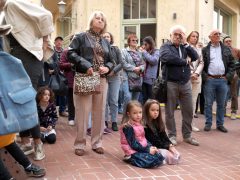 Szeged, átadás, megújult, Oroszlán utca, régészeti leletek, KÉSZ, acélszobrok, kiállítás, Varga Mihály, Botka László