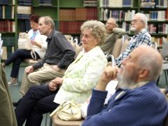 Szeged, Pavlovits Miklós, Bátyi Zoltán, író, könyvbemutató, Somogyi könyvtár