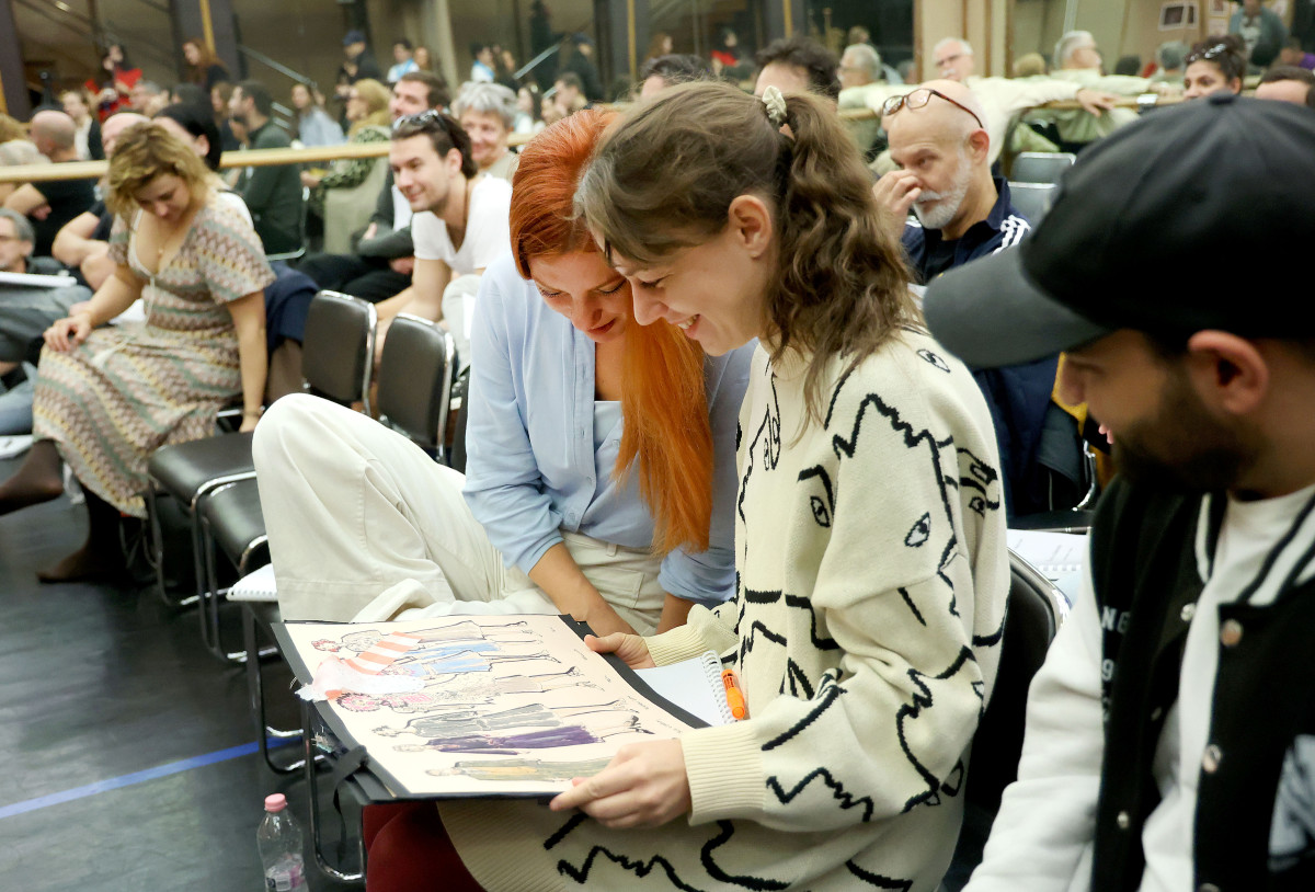 Szeged, Én és a kisöcsém, operett-bohózat, olvasópróba, Szegedi Nemzeti Színház, Király Attila