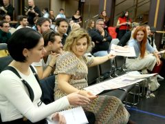 Szeged, Én és a kisöcsém, operett-bohózat, olvasópróba, Szegedi Nemzeti Színház, Király Attila