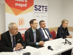 Szeged, SZTE Állásbörze, Szegedi Tudományegyetem, egytetem, TIK, sajtótájékoztató, Czomba Sándor
