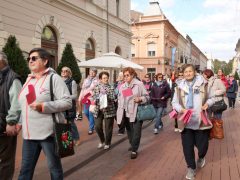 Szeged, mellrák, séta, prevenció, egészség, egészségügy, megelőzés