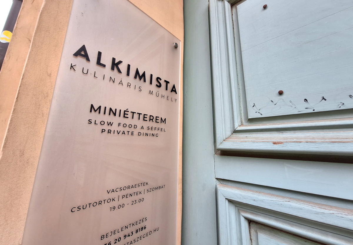 Szeged, elismerés, Gault & Millau, Alkimista Kulináris Műhely, lakásétterem, étterem, gasztronómia