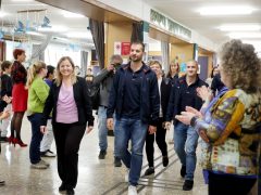 Szeged, űrhajós, Kapu Tibor, Cserényi Gyula, Tabán Általános Iskola, diákok