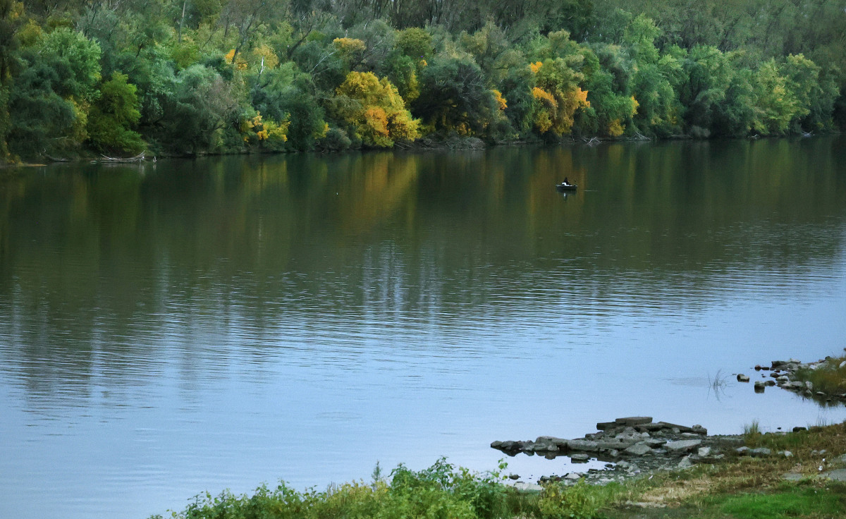 Szeged, ősz, október, időjárás, Tisza