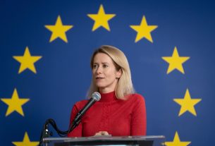 Kaja Kallas szerint "arculcsapás", hogy Donald Trump Budapesten találkozik Vlagyimir Putyinnal. Fotó: Kaja Kallas hivatalos FB