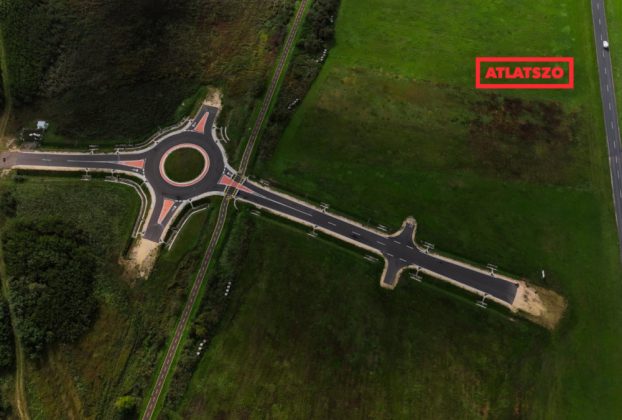 Zalaegerszeg. Építkezés. Körforgalom. Fotó: Átlátszó