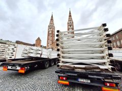 Szeged, épít, óriáskerék, Dóm tér