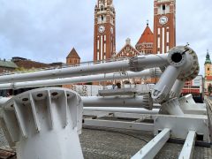 Szeged, épít, óriáskerék, Dóm tér