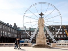 Szeged, építik, óriáskerék, Dóm tér