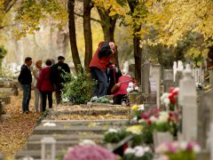 Szeged, Belvárosi temető, temető, mindenszentek, halottak napja