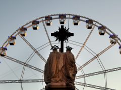 Szeged, november 1., elindult, óriáskerék, Dóm tér