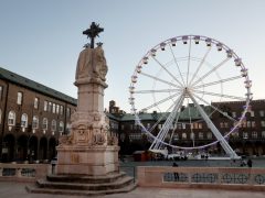 Szeged, november 1., elindult, óriáskerék, Dóm tér