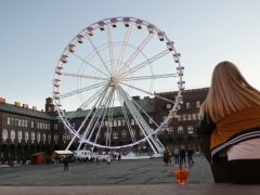 Szeged, november 1., elindult, óriáskerék, Dóm tér