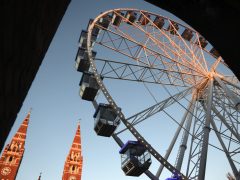 Szeged, november 1., elindult, óriáskerék, Dóm tér