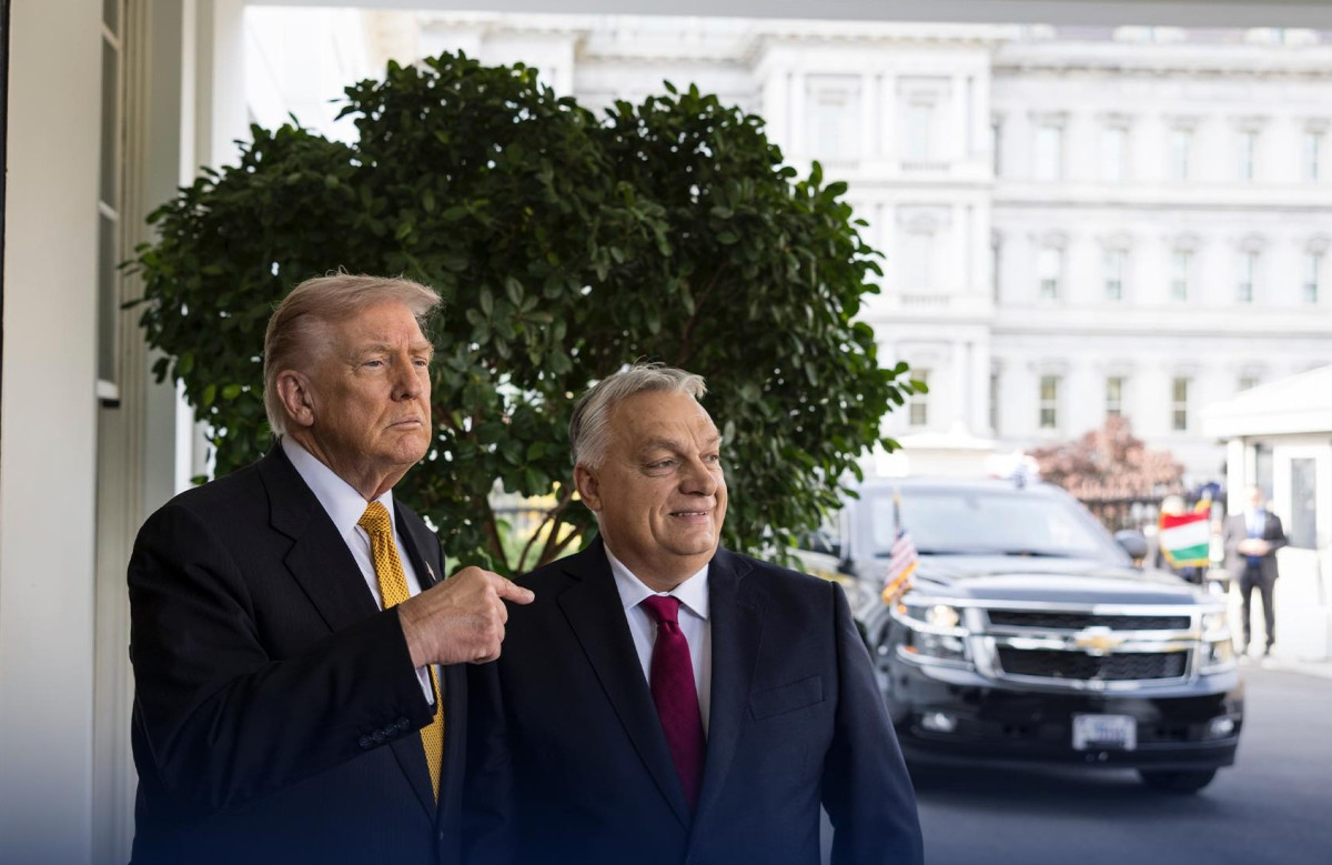 Orbán Viktor. Donald Trump. Amerika. Fotó: Orbán Viktor hivatalos FB.