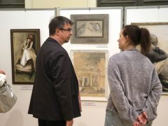 Szeged, Sonkodi Rita, festőművész, Klebelsberg és kora, kiállítás, megnyitó, Rektori