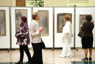 Szeged, Sonkodi Rita, festőművész, Klebelsberg és kora, kiállítás, megnyitó, Rektori