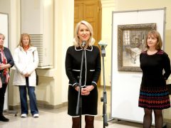 Szeged, Sonkodi Rita, festőművész, Klebelsberg és kora, kiállítás, megnyitó, Rektori