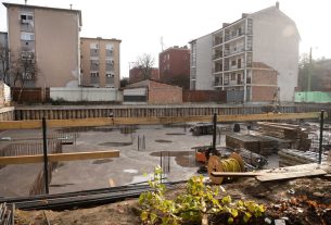 Szeged, építkezés, Brüsszeli körút, Sándor utca