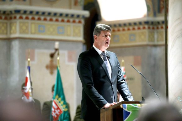 Szeged, Nemzeti Emlékhely, avatás, szegedi dóm, Dóm tér, ünnepség, Sulyok Tamás, köztársasági elnök