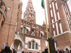 Szeged, Nemzeti Emlékhely, avatás, szegedi dóm, Dóm tér, ünnepség, Sulyok Tamás, köztársasági elnök