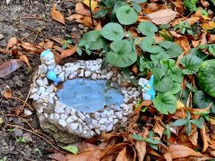 Szeged, sellő, törpe, gomba, kert, Szamos utca