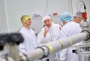 Sulyok Tamás köztársasági elnök. ELI-ALPS. Szeged. Fotó: Sulyok Tamás hivatalos FB