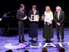 Szeged, Karikó Katalin, JATE-díj, gála, TIK, egyetem, SZTE, Czikkely Márton Simon, Tóth Ágota, Ilia Mihály