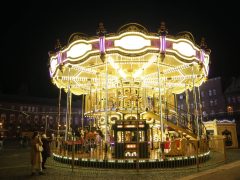 Szeged, nosztalgia körhinta, körhinta, karácsonyi hetek, Dóm tér