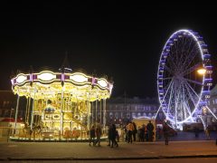 Szeged, nosztalgia körhinta, körhinta, karácsonyi hetek, Dóm tér