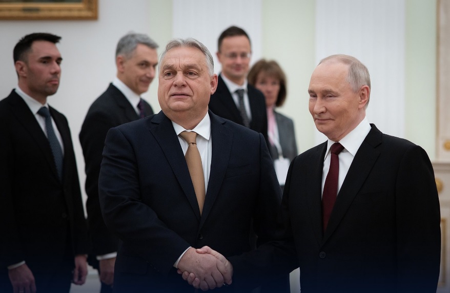 Orbán Viktor és Vlagyimir Putyin Moszkvában